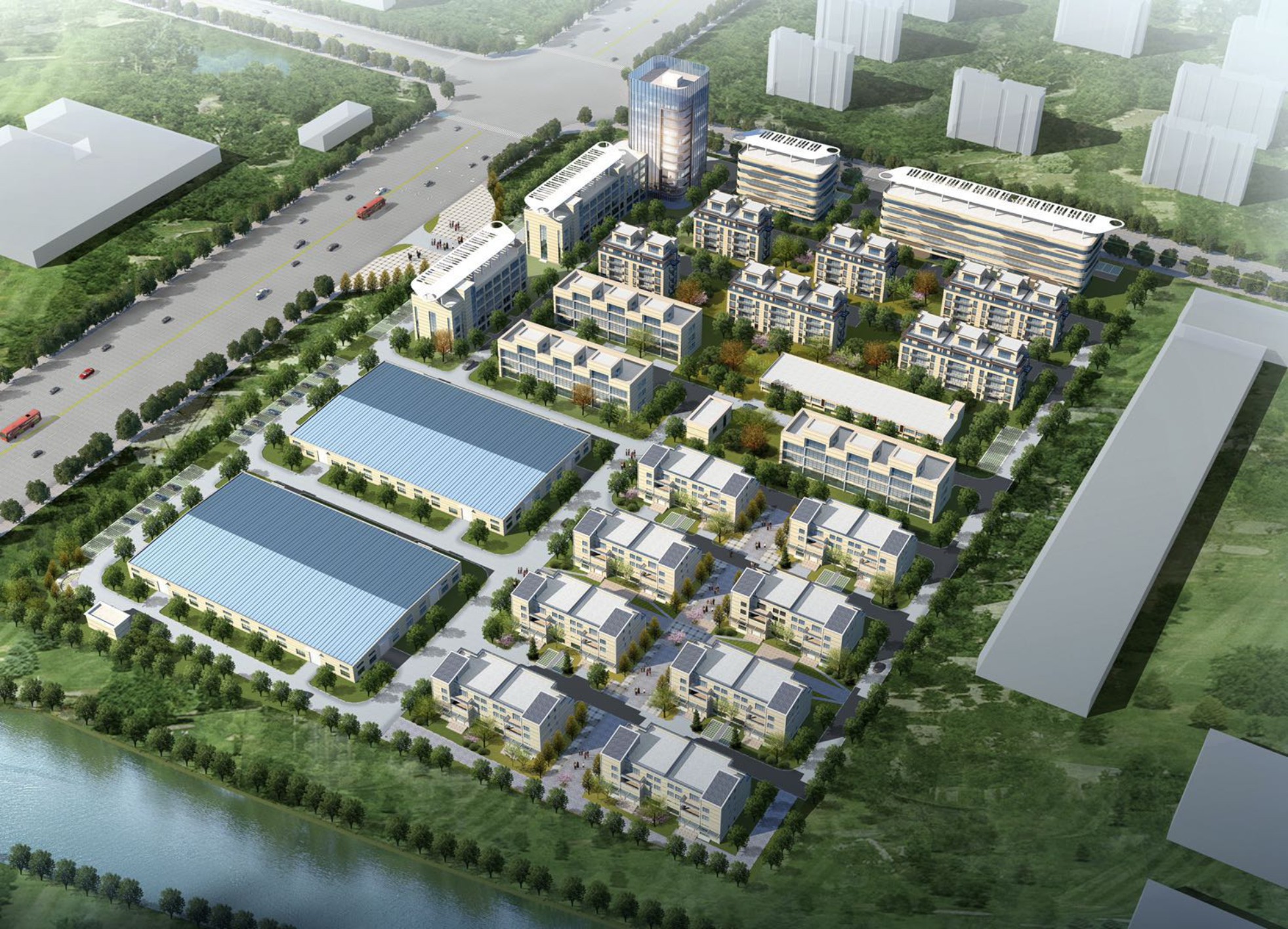 招商租售 | 绿色园区——华体会网页版登录入口科技产业园