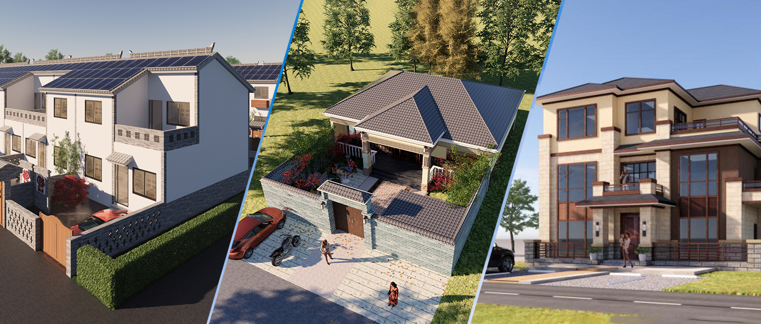 合村并镇 统一建好房 传承百年 合村并镇 统一建好房 传承百年